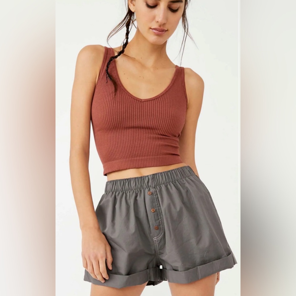 NWT Free People Intimately Sunday Morning Boxer - Size S